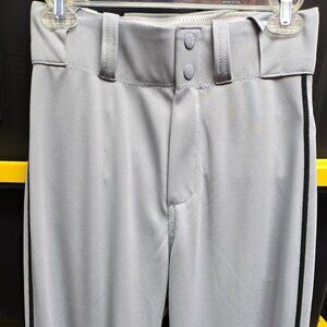 Russell Long Gray Baseball Snap Pants Small